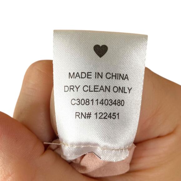 Erin Fetherston Black Pink Lace Overlay Cocktail Party Dress SZ 2 - Picture 9 of 10